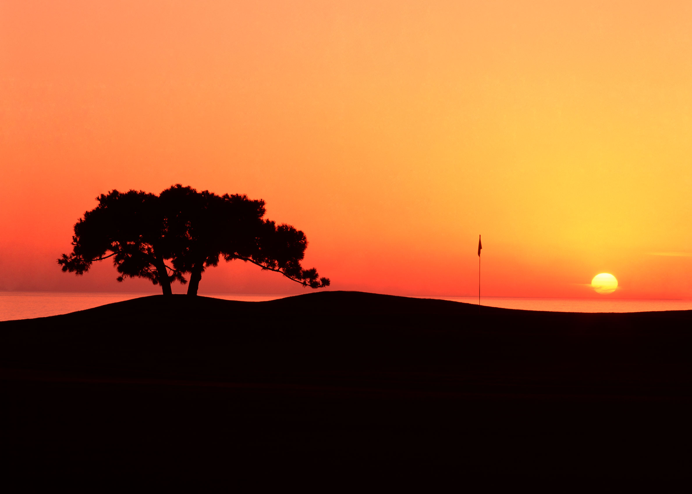 FPI Studios | Course Landscape | Sunset